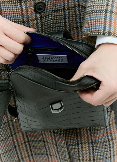 Maison Margiela Fusion Line Shoulder Bag Black mla0153046