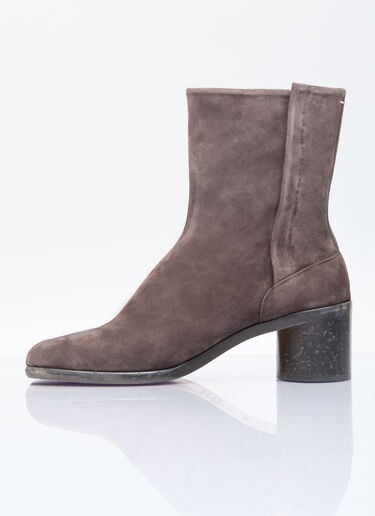 Tabi Suede Ankle Boots Maison Margiela Tabi Suede Ankle Boots Brown mla0155020