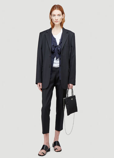 Single Breasted Blazer Maison Margiela Single Breasted Blazer Black mla0243003