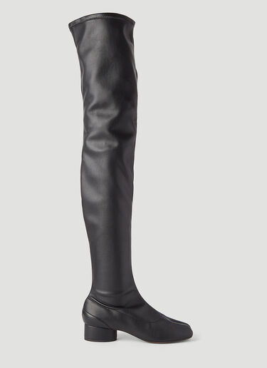 Tabi Thigh-High Boots Maison Margiela Tabi Thigh-High Boots Black mla0243069