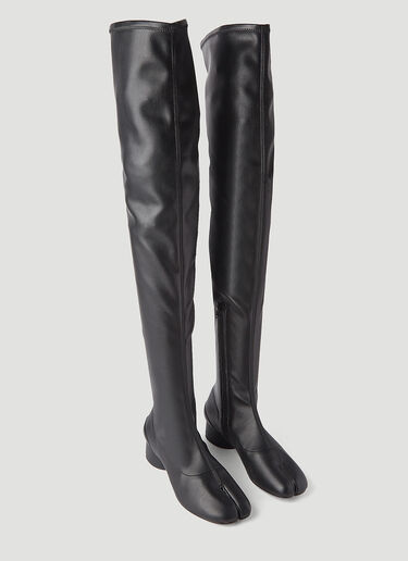 Tabi Thigh-High Boots Maison Margiela Tabi Thigh-High Boots Black mla0243069
