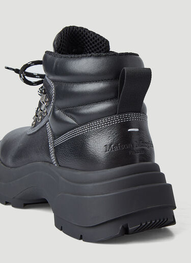 Maison Margiela 레이스업 앵클 부츠 블랙 mla0246052