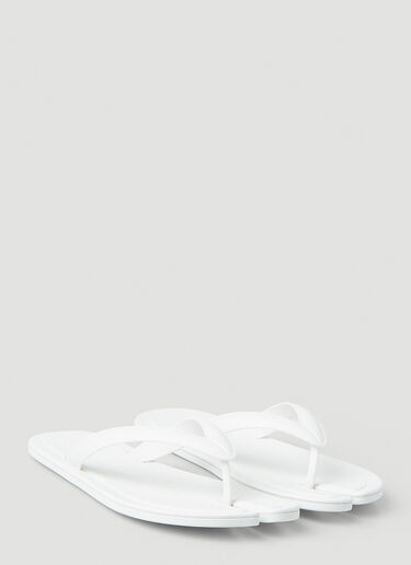 Maison Margiela [타비] 토 플립 플랍 샌들 화이트 mla0248030