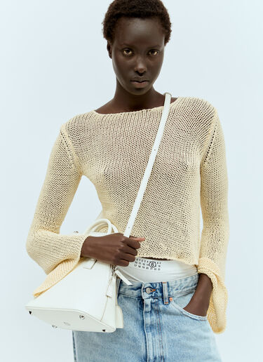 Maison Margiela 5AC 클래식 핸드백 화이트 mla0251050