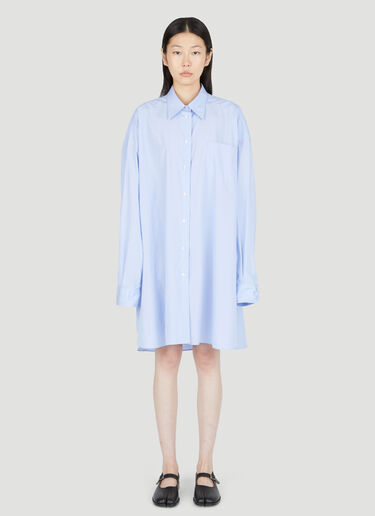 宽大府绸衬衫 Maison Margiela 宽大府绸衬衫 蓝色 mla0253005
