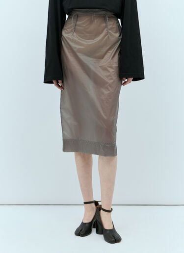 Maison Margiela 인사이드 아웃 스커트 그레이 mla0254004