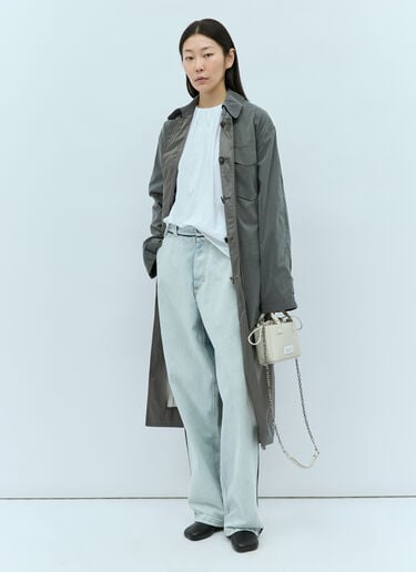 미완성 멀티 포켓 트렌치 코트 Maison Margiela 미완성 멀티 포켓 트렌치 코트 그레이 mla0255002