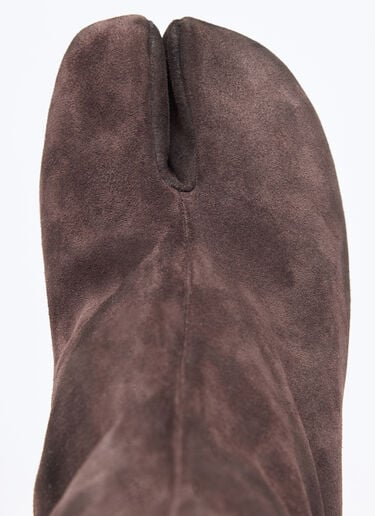 Tabi Suede Ankle Boots Maison Margiela Tabi Suede Ankle Boots Brown mla0255018