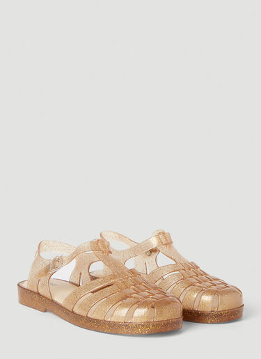 Melissa Possession Glitter Sandals Brown mls0252009
