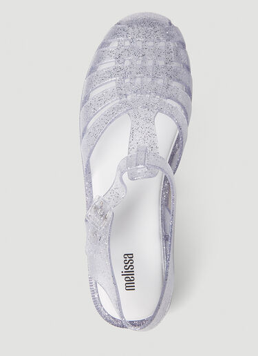 Possession Glitter Sandals Melissa Possession Glitter Sandals Transparent mls0252010
