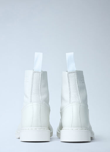 MM6 Maison Margiela x Dr. Martens 1460 Leather Boots White mmd0161002