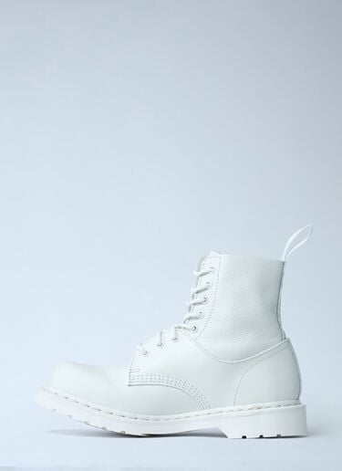 MM6 Maison Margiela x Dr. Martens 1460 Leather Boots White mmd0261001