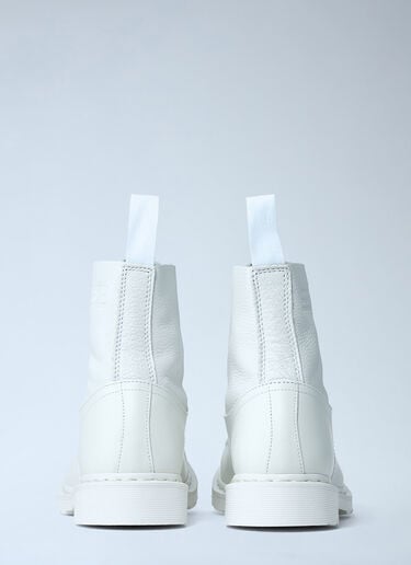 MM6 Maison Margiela x Dr. Martens 1460 Leather Boots White mmd0261001