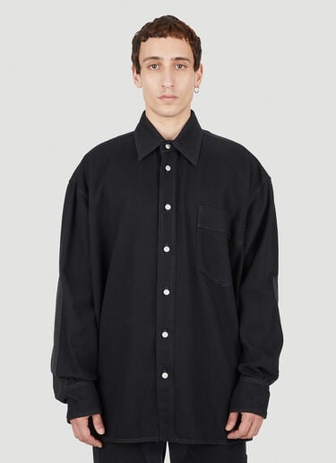 宽松衬衫 MM6 Maison Margiela 宽松衬衫 黑色 mmm0151003