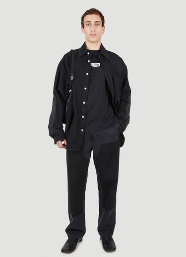 宽松衬衫 MM6 Maison Margiela 宽松衬衫 黑色 mmm0151003