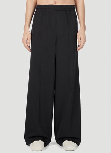 와이드 레그 팬츠 MM6 Maison Margiela 와이드 레그 팬츠 블랙 mmm0151013