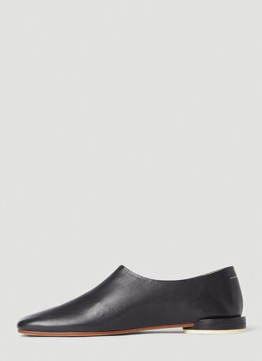 Circle Heel Moccassins MM6 Maison Margiela Circle Heel Moccassins Black mmm0151016