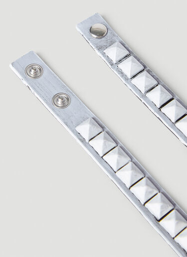 MM6 Maison Margiela 饰钉颈链 白 mmm0152012