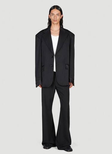 Fluid Flare Suit Pants MM6 Maison Margiela Fluid Flare Suit Pants Black mmm0153007