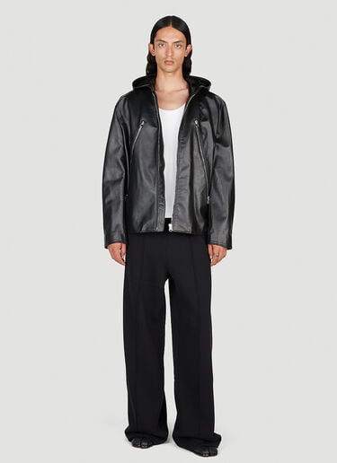 MM6 Maison Margiela 阔腿运动裤 黑色 mmm0153008
