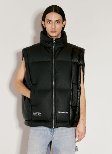 MM6 Maison Margiela x Chen Peng 羽绒马甲 黑色 mmm0154011