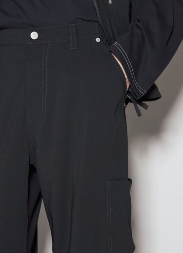 크레이프 카고 팬츠 MM6 Maison Margiela 크레이프 카고 팬츠 블랙 mmm0155007