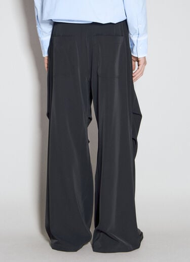 Gathered Drawstring Pants MM6 Maison Margiela Gathered Drawstring Pants Black mmm0155010