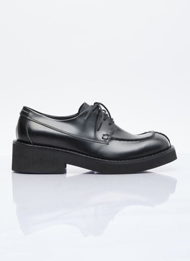 MM6 Maison Margiela 스플릿 토 레이스업 슈즈 블랙 mmm0155013