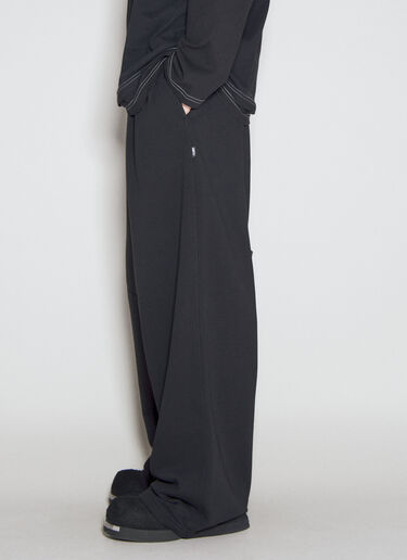 MM6 Maison Margiela 조절끈 트랙 팬츠 블랙 mmm0156004