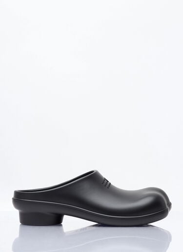 MM6 Maison Margiela 해부학적 클로그 슬리퍼 블랙 mmm0156008