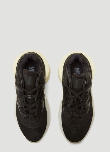 Panelled Chunky Sole Sneakers MM6 Maison Margiela Panelled Chunky Sole Sneakers Black mmm0241036