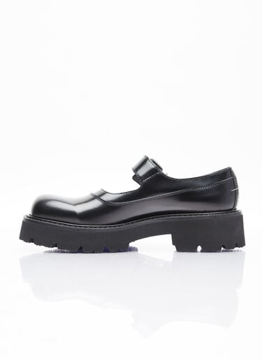 MM6 Maison Margiela 메리 제인 코트 슈즈 블랙 mmm0253023