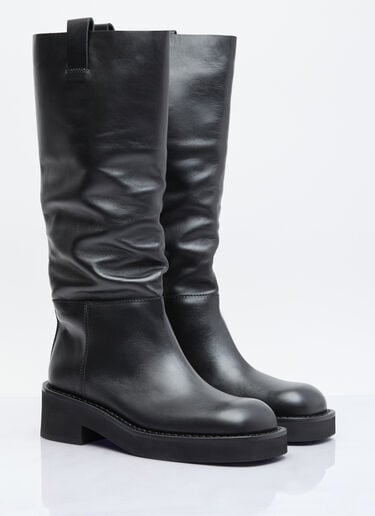 MM6 Maison Margiela Knee-High Boots Black mmm0253029