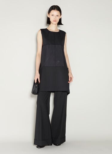 毛边连衣裙 MM6 Maison Margiela 毛边连衣裙 黑色 mmm0254003