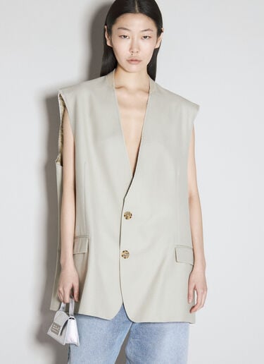 Tailored Vest MM6 Maison Margiela Tailored Vest Grey mmm0254005