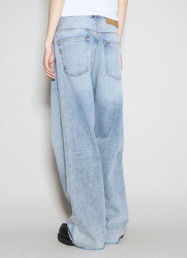 ジャージーウエストバンドジーンズ MM6 Maison Margiela ジャージーウエストバンドジーンズ ブルー mmm0254011