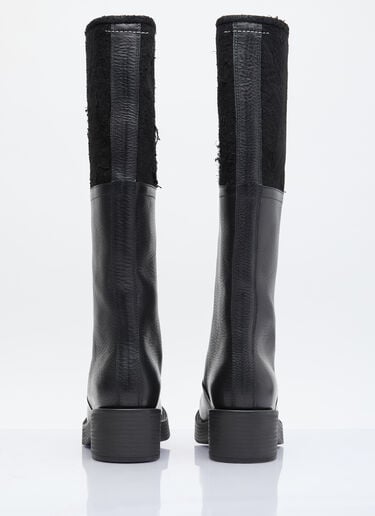 Biker Boots MM6 Maison Margiela Biker Boots Black mmm0254015