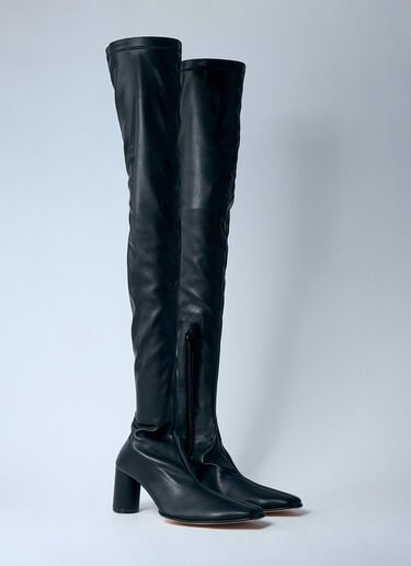 MM6 Maison Margiela Over-The-Knee Boots Black mmm0258006