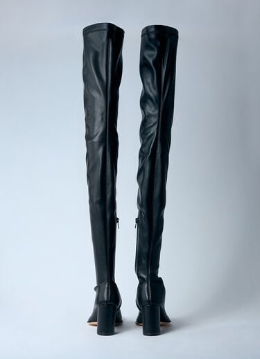 MM6 Maison Margiela Over-The-Knee Boots Black mmm0258006
