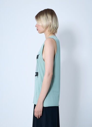 Logo Motif Tank Top MM6 Maison Margiela x Salomon Logo Motif Tank Top Green mms0261005