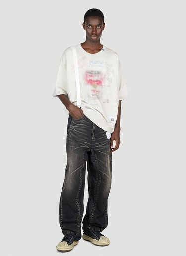 Suspender T-shirt Maison Mihara Yasuhiro Suspender T-shirt White mmy0152013