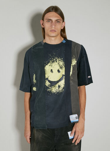 Graphic Print T-Shirt Maison Mihara Yasuhiro Graphic Print T-Shirt Black mmy0154004
