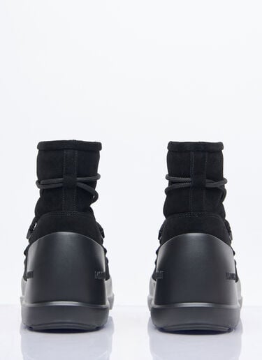 Moon Boot Luna Suede Boots Black mnb0258005