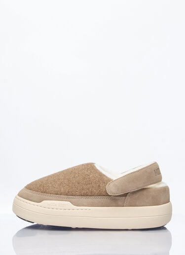 Park Felt Clogs Moon Boot Park Felt Clogs Beige mnb0260007