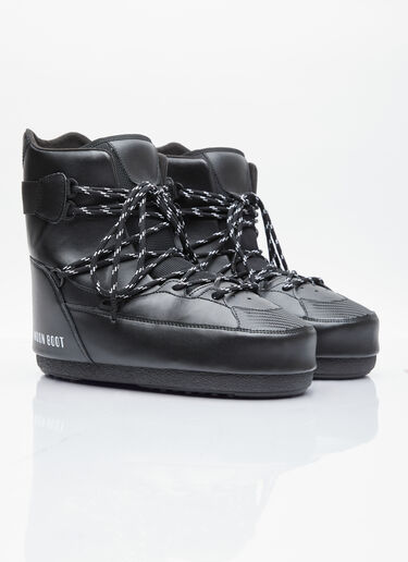 Moon Boot 스니커 미드 부츠 블랙 mnb0354011