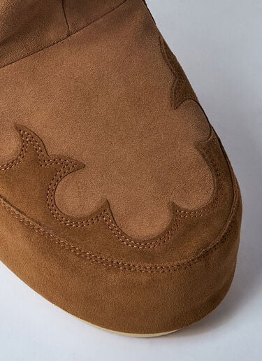 Icon Suede Embroidery Boots Moon Boot Icon Suede Embroidery Boots Brown mnb0360003