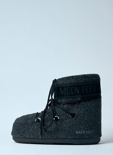 Icon Felt Low Boots Moon Boot Icon Felt Low Boots Black mnb0360007