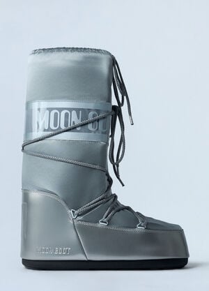 Moon Boot Icon Glance Snow Boots  Silver mnb0362006
