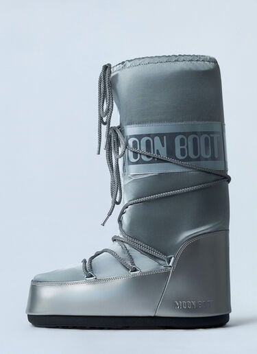 Moon Boot Icon Glance Snow Boots  Silver mnb0362006