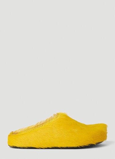Marni Fussbett Sabot Mules Yellow mni0152010